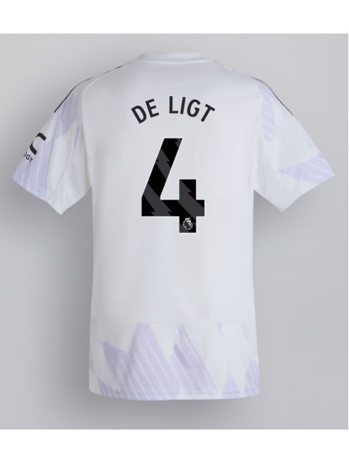 Manchester United Matthijs de Ligt #4 Gostujuci Dres 2025-26 Kratak Rukavima Manchester United Matthijs de Ligt #4 Gostujuci Dres 2025-26 Kratak Rukavima